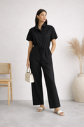 Musta jumpsuit – koko S