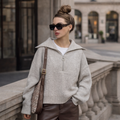 Nordic Half-Zip Knit