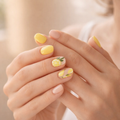 Lemon Glow press-on kynnet