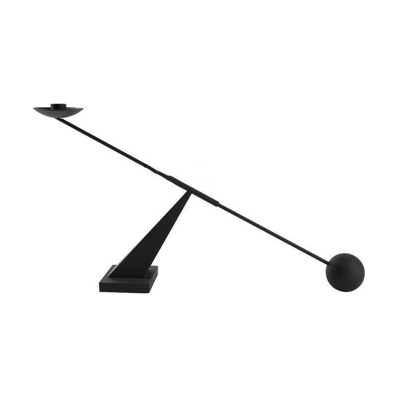 Modern Minimalist Creative Black kynttilänjalka