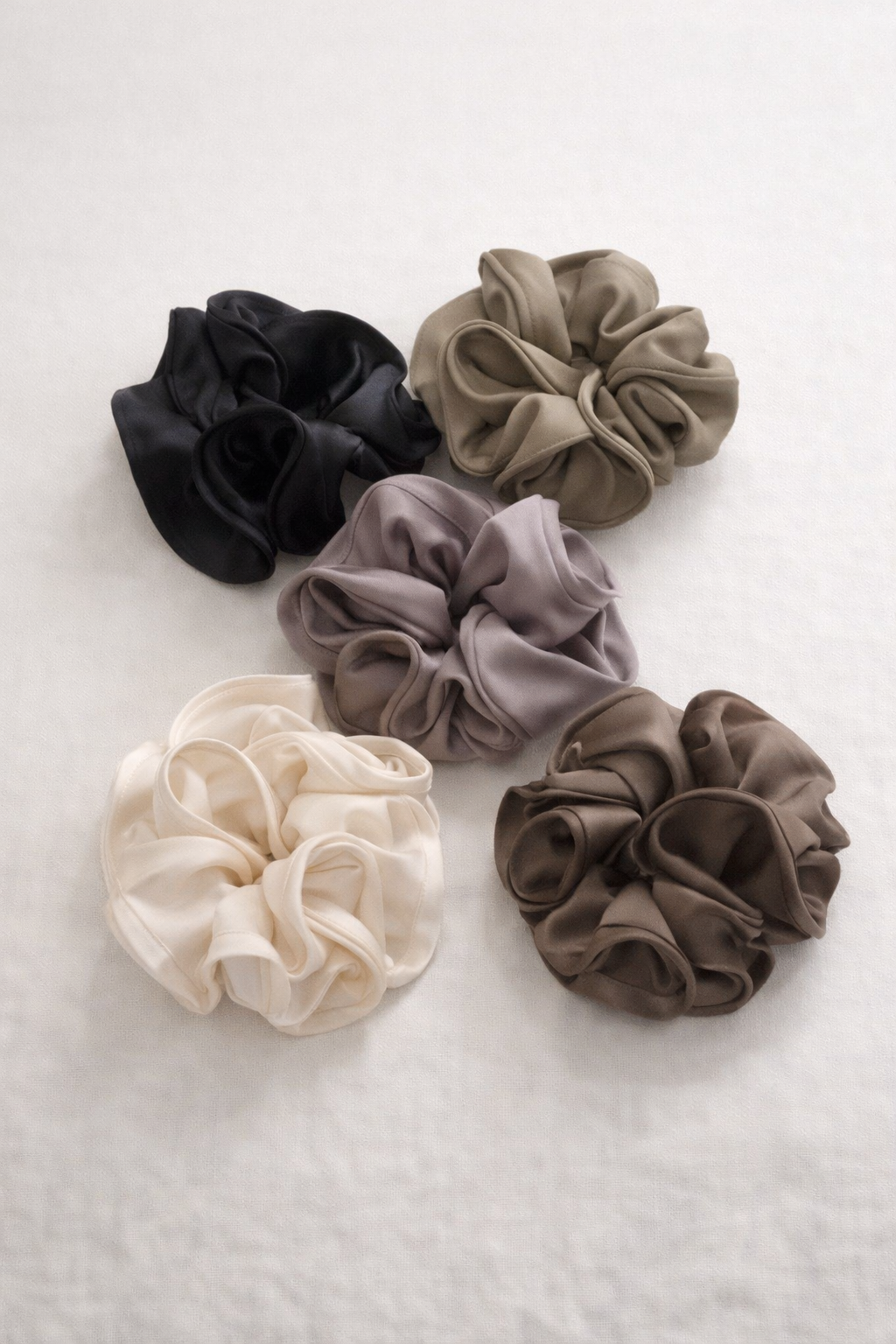 Silky Luxe – scrunchie-setti (5 kpl)