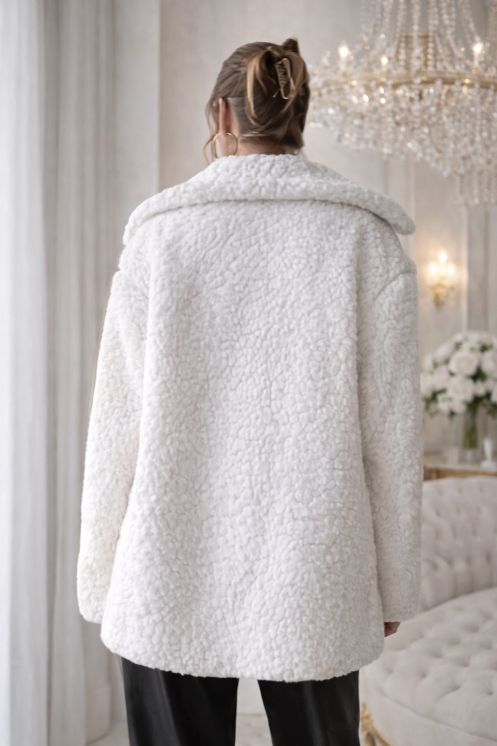 Teddy Cozy -takki | Ivory L