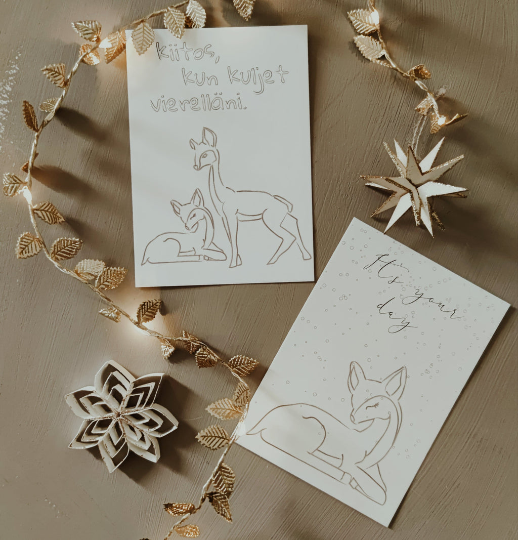 Postikortti - Bambi your day - LuKLabel