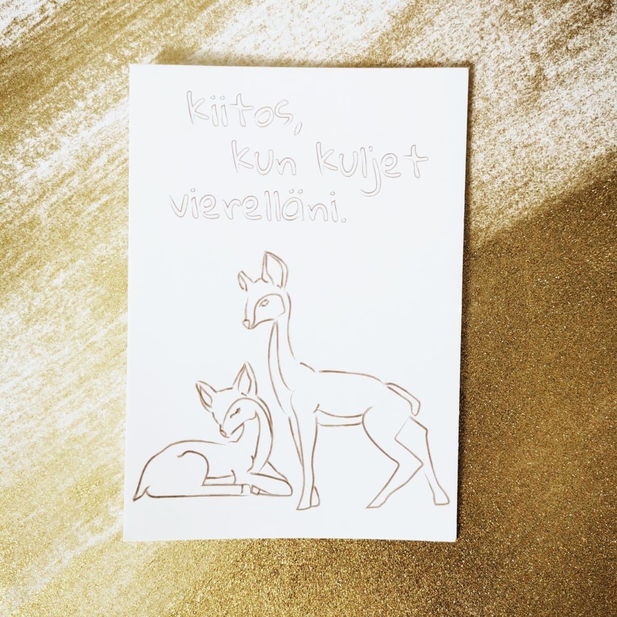 Postikortti - Bambi - LuKLabel