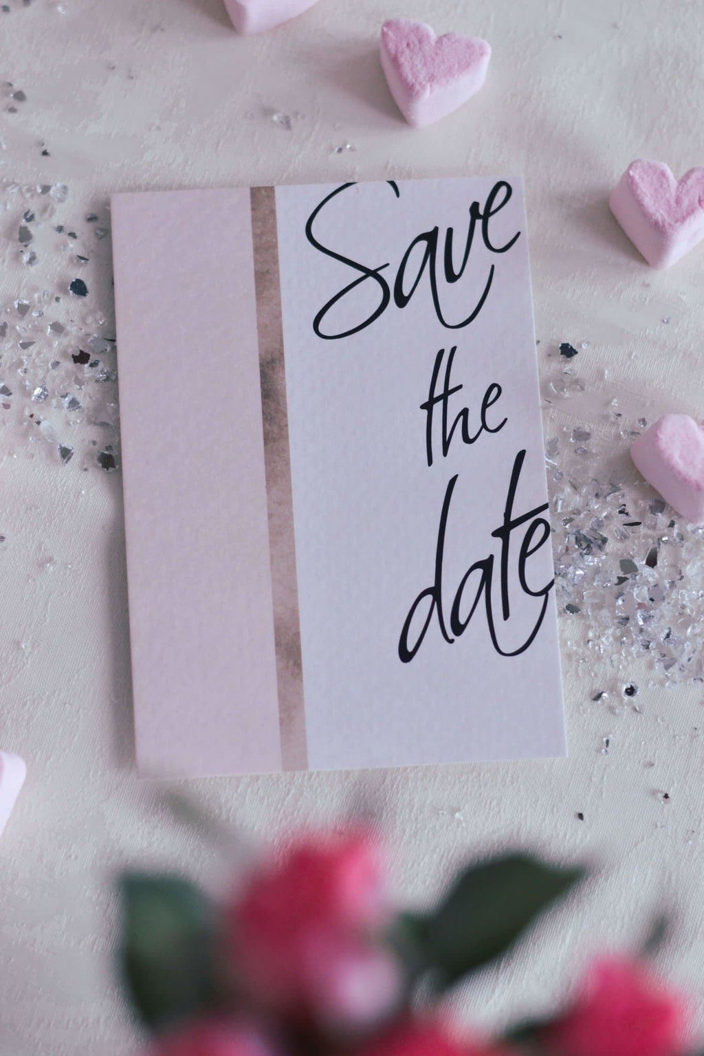 Postikortti häämallisto - Save the date - LuKLabel